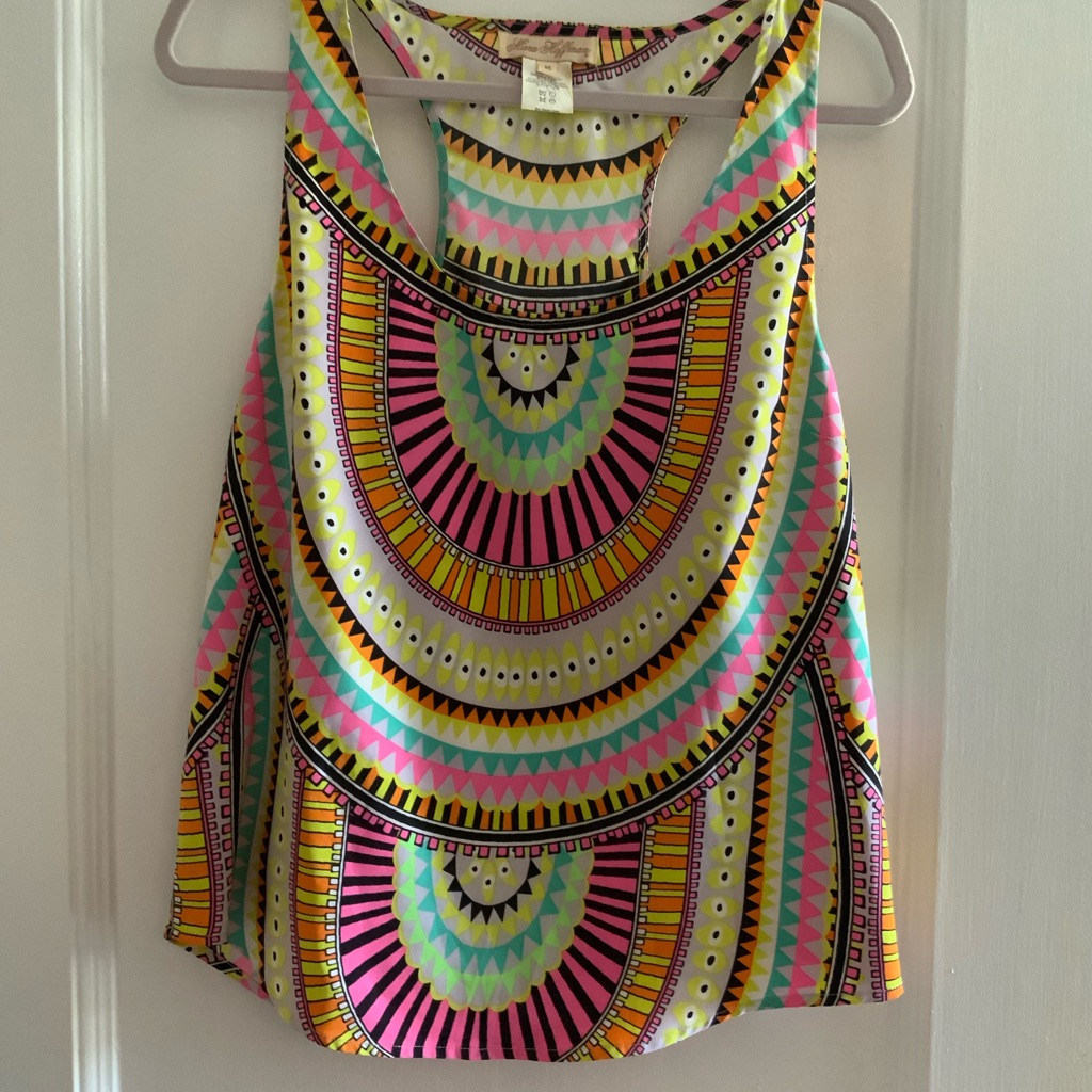 Mara Hoffman Multi Colored Tank Blouse